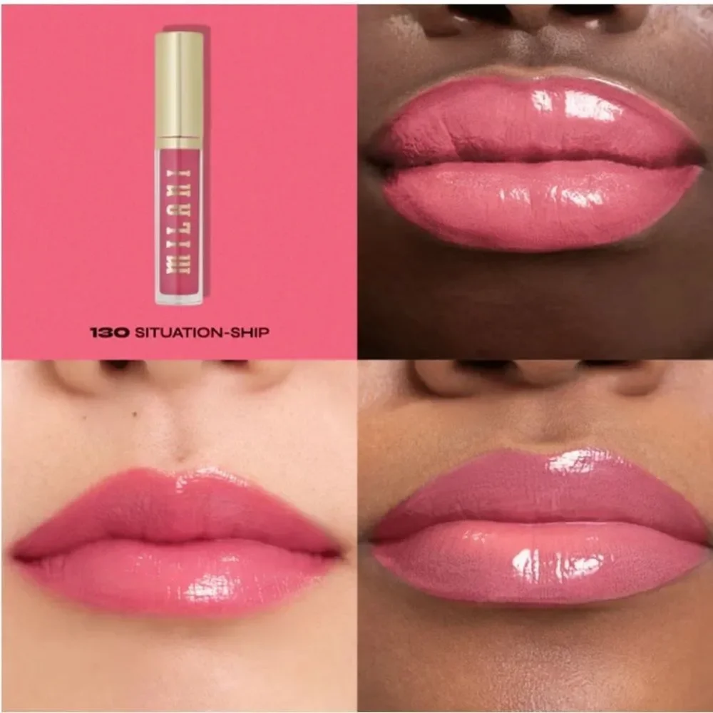 🌷 4 New Milani Keep It Full Maxx Lip Glosses Plumper Full Size